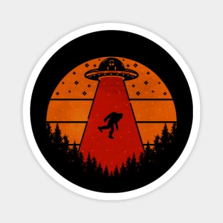 Bigfoot Ufo Abduction Magnet